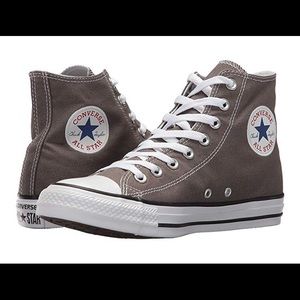 Charcoal high-top converse